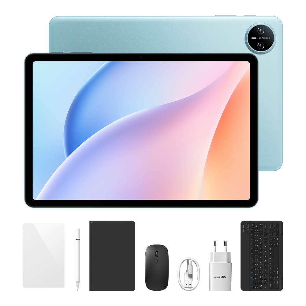 DOOGEE Tab A9 Unisoc T310 12GB+ 64GB 10.1 Zoll 6580mAh Android 15 Tablet
