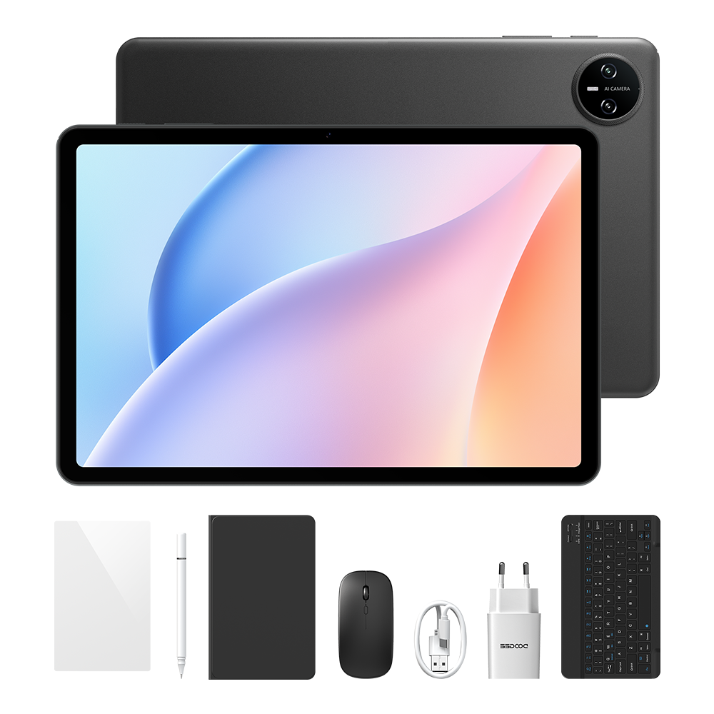 DOOGEE Tab A9 Pro Unisoc T310 20GB+128GB 10.1 Zoll 6580mAh Android 15 Tablet