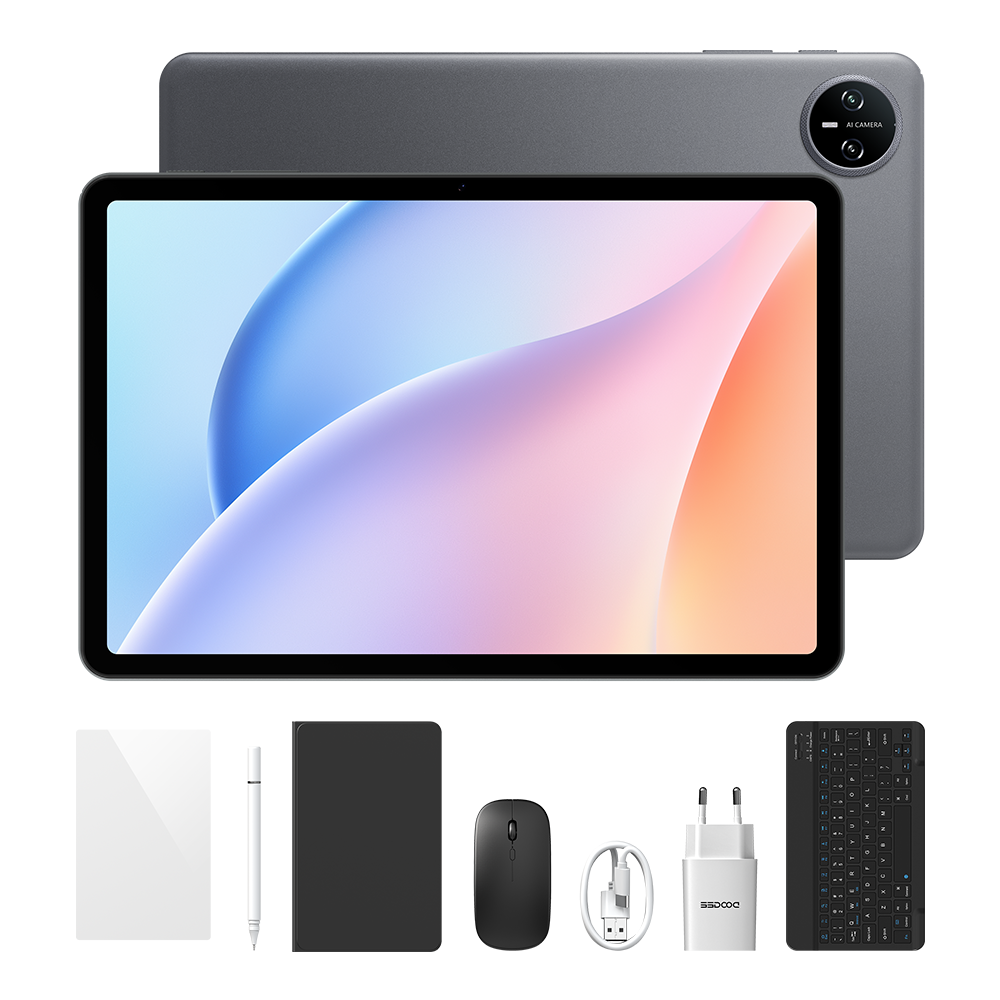 DOOGEE Tab A9 Unisoc T310 12GB+ 64GB 10.1 Zoll 6580mAh Android 15 Tablet