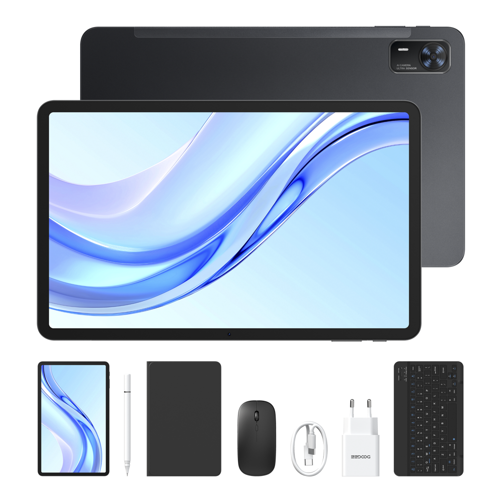 DOOGEE Tab E3+ 12 Zoll 8800mAh 256GB Android 15 Tablet