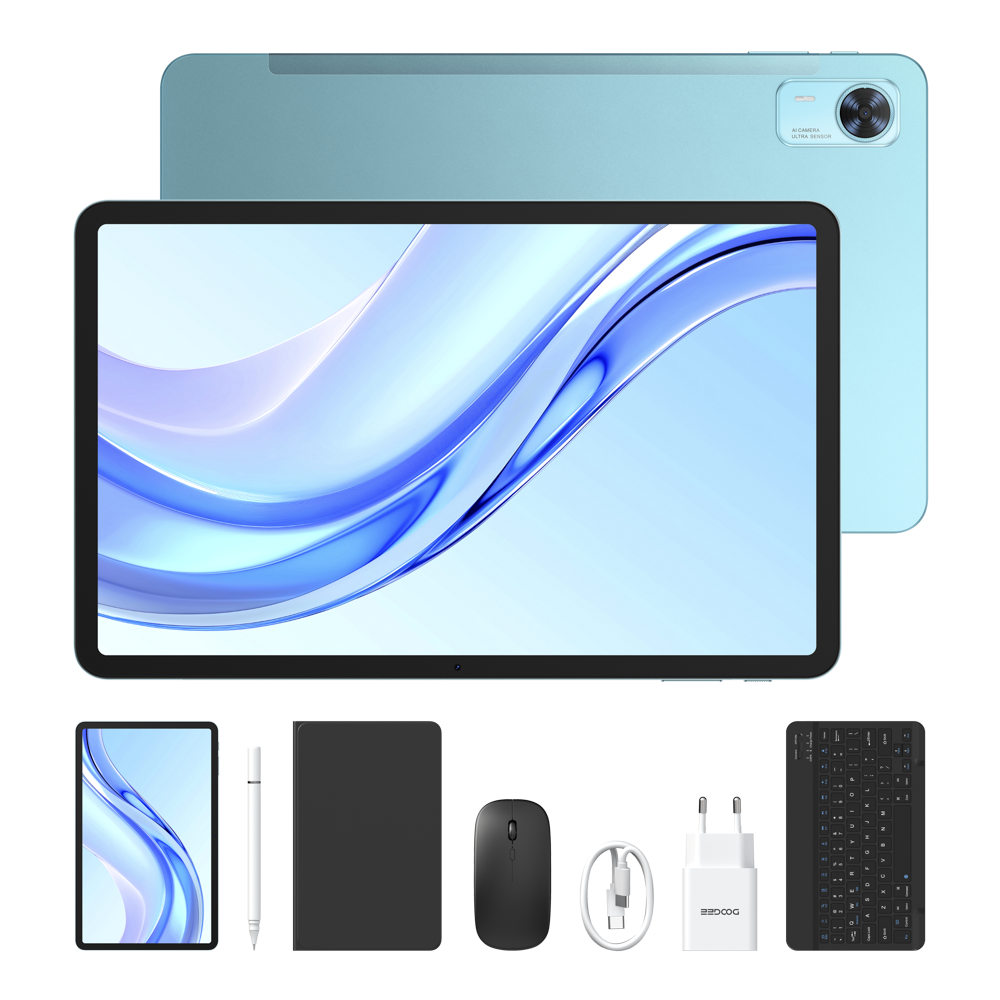 DOOGEE Tab E3+ 12 Zoll 8800mAh 256GB Android 15 Tablet