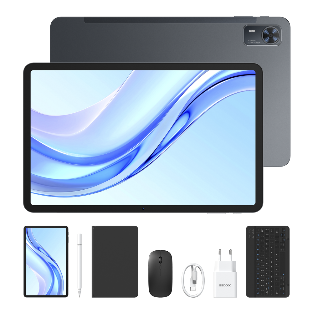 DOOGEE Tab E3+ 12 Zoll 8800mAh 256GB Android 15 Tablet