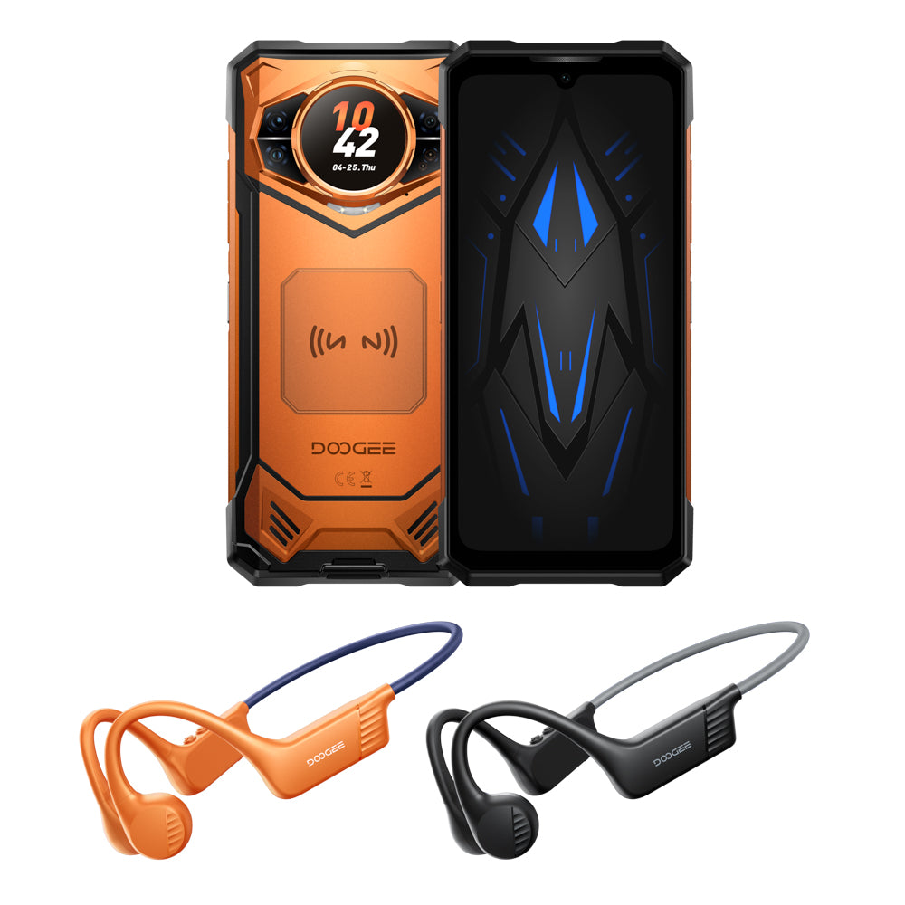 DOOGEE S200 Outdoor-Handy mit Kopfhörern 6,72“ FHD+ Display 10100mAh Akku Android 16